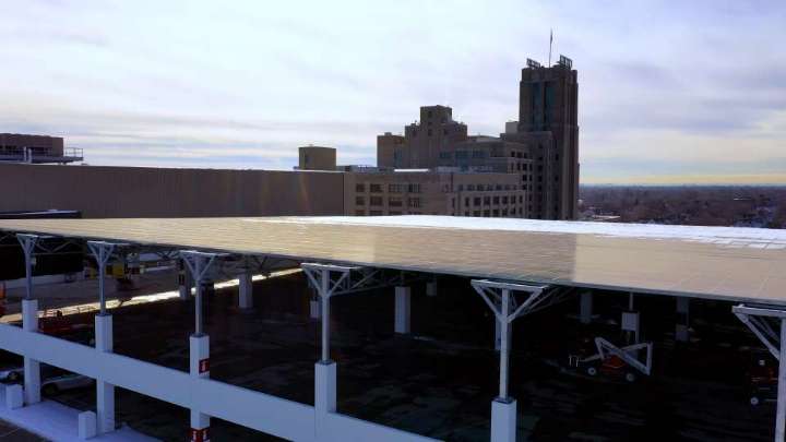 Abbott Northwestern Hospital puts the sun to work for the neighborhood