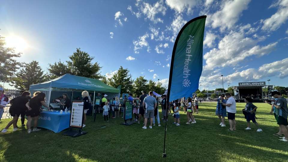 Allina Health activation on Great Lawn