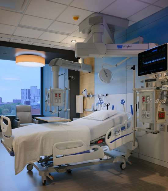 Designing patient care environments for advanced care